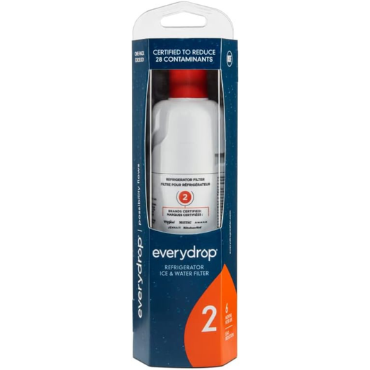everydrop® by Whirlpool Ice and Water Refrigerator Filter 2, EDR2RXD1, Single-Pack